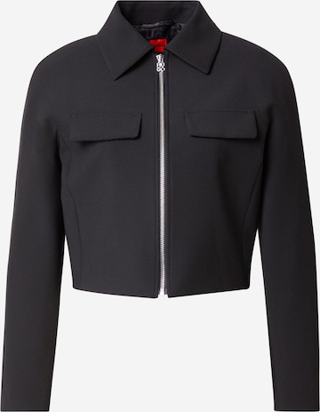 HUGO Välikausitakki 'Anero' värissä musta: etupuoli