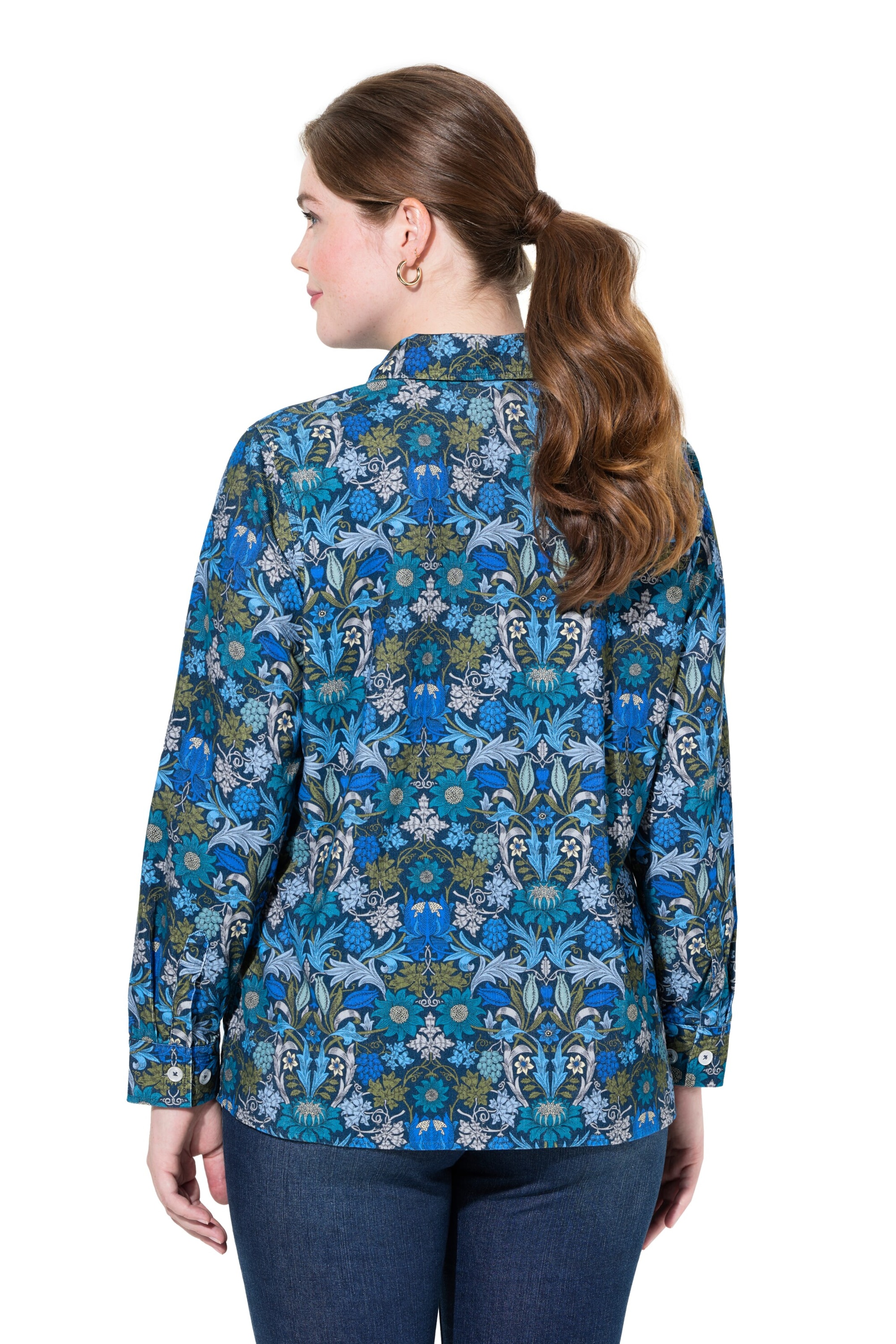 Ulla Popken Bluse in Blau