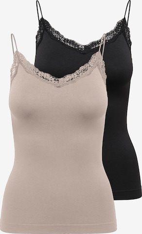 Top 'ONLVICKY' di ONLY in beige: frontale