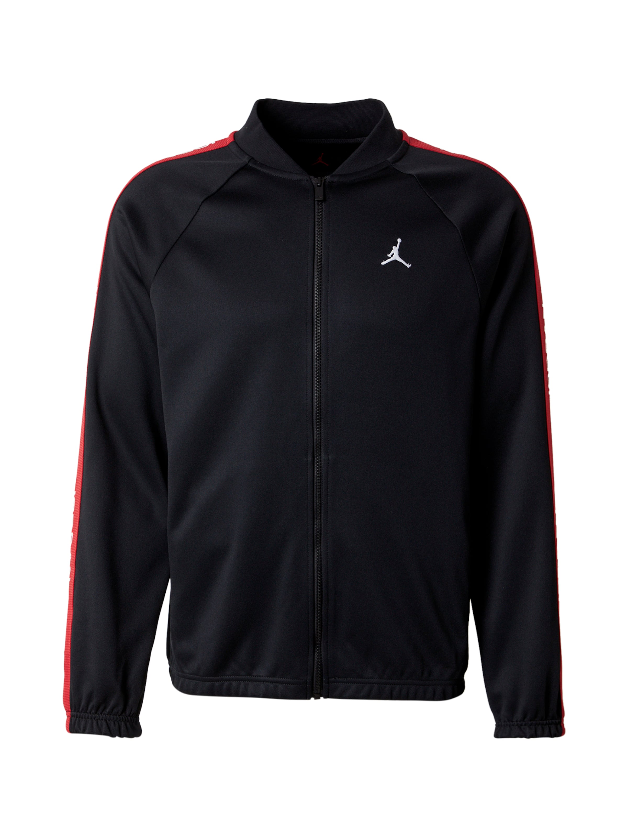 Jordan Sweatjacke 'Ess' in Schwarz: Vorderseite