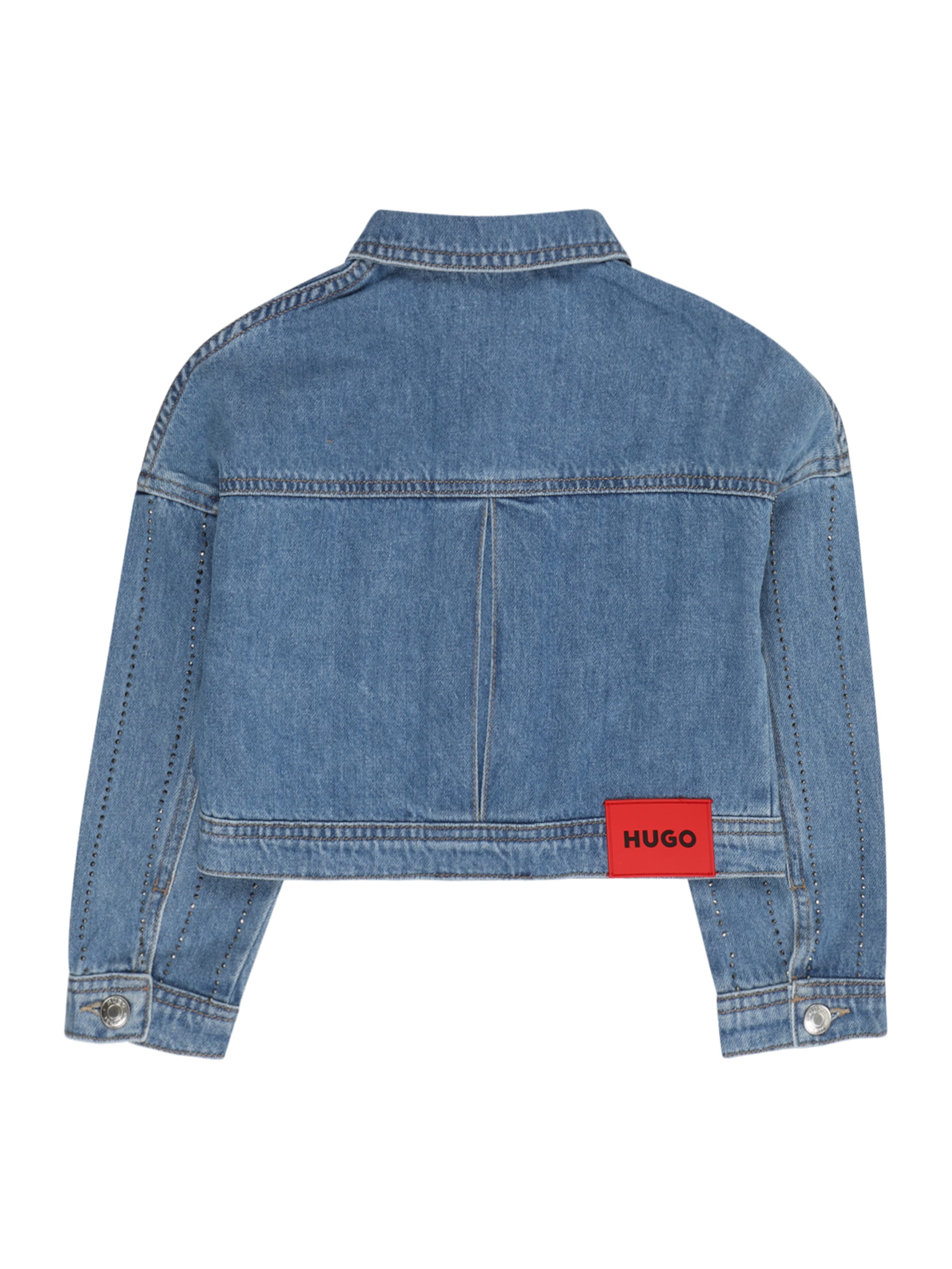 HUGO Φθινοπωρινό και ανοιξιάτικο μπουφάν σε μπλε