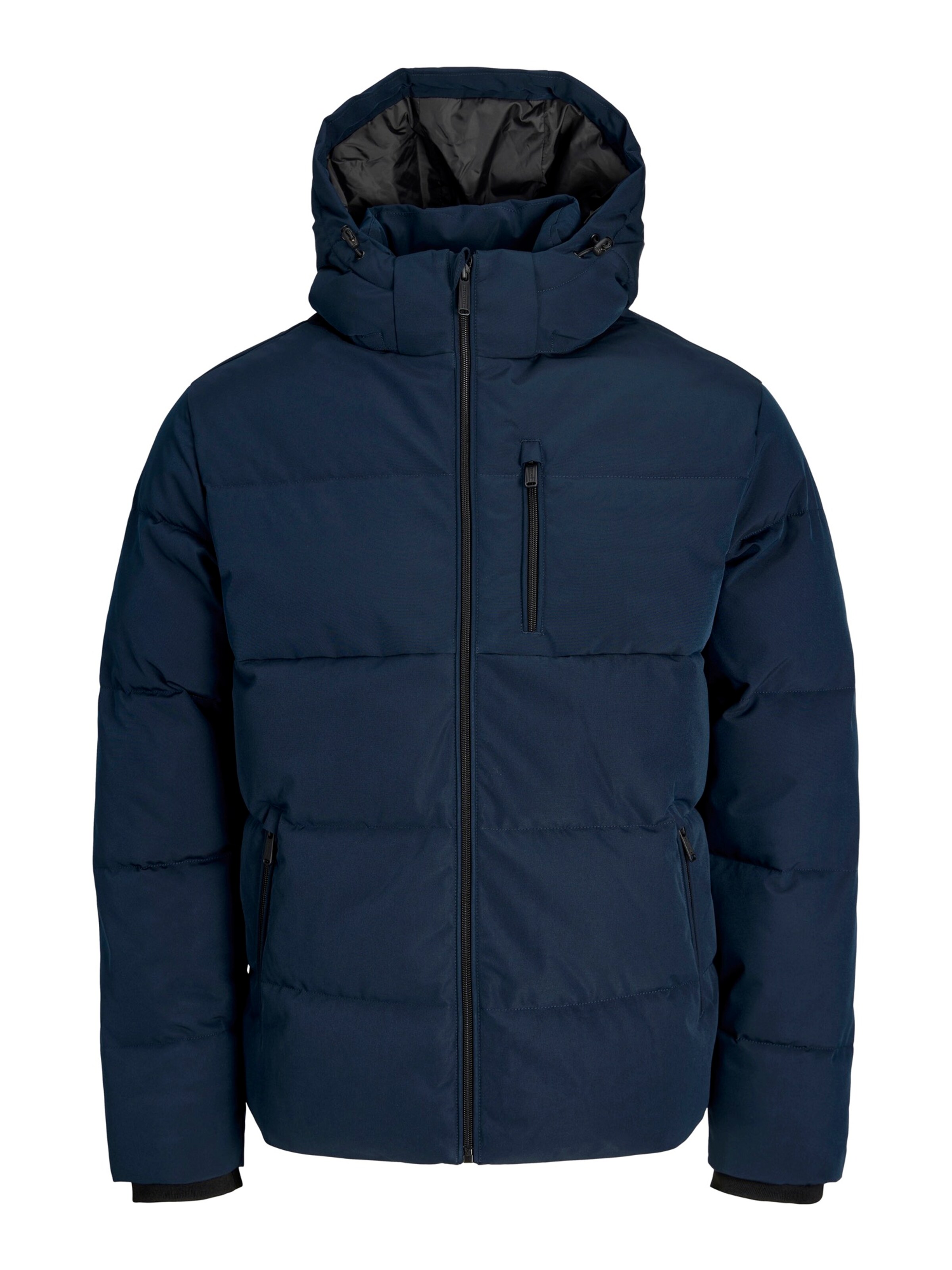 JACK & JONES Zimska jakna 'JJEBECKS' | modra barva: sprednja stran