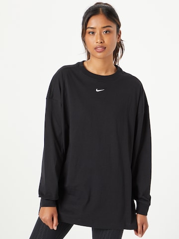 T-shirt Nike Sportswear en noir : devant