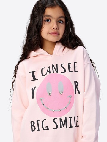 Solang Sweatshirt Oversized Hoodie Frontprint in Rot