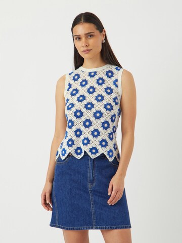 Tops en tricot 'YASBalis' YAS en gris : devant