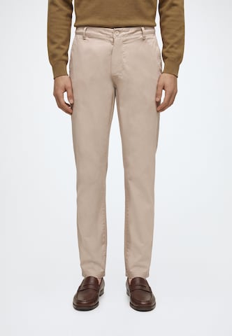 Casual Friday Слим фит Панталон Chino 'CFViggo' в сиво: отпред