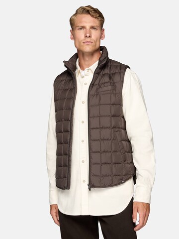 Gilet di Boggi Milano in marrone: frontale