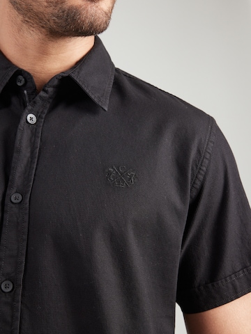 Regular fit Camicia di CAMP DAVID in nero