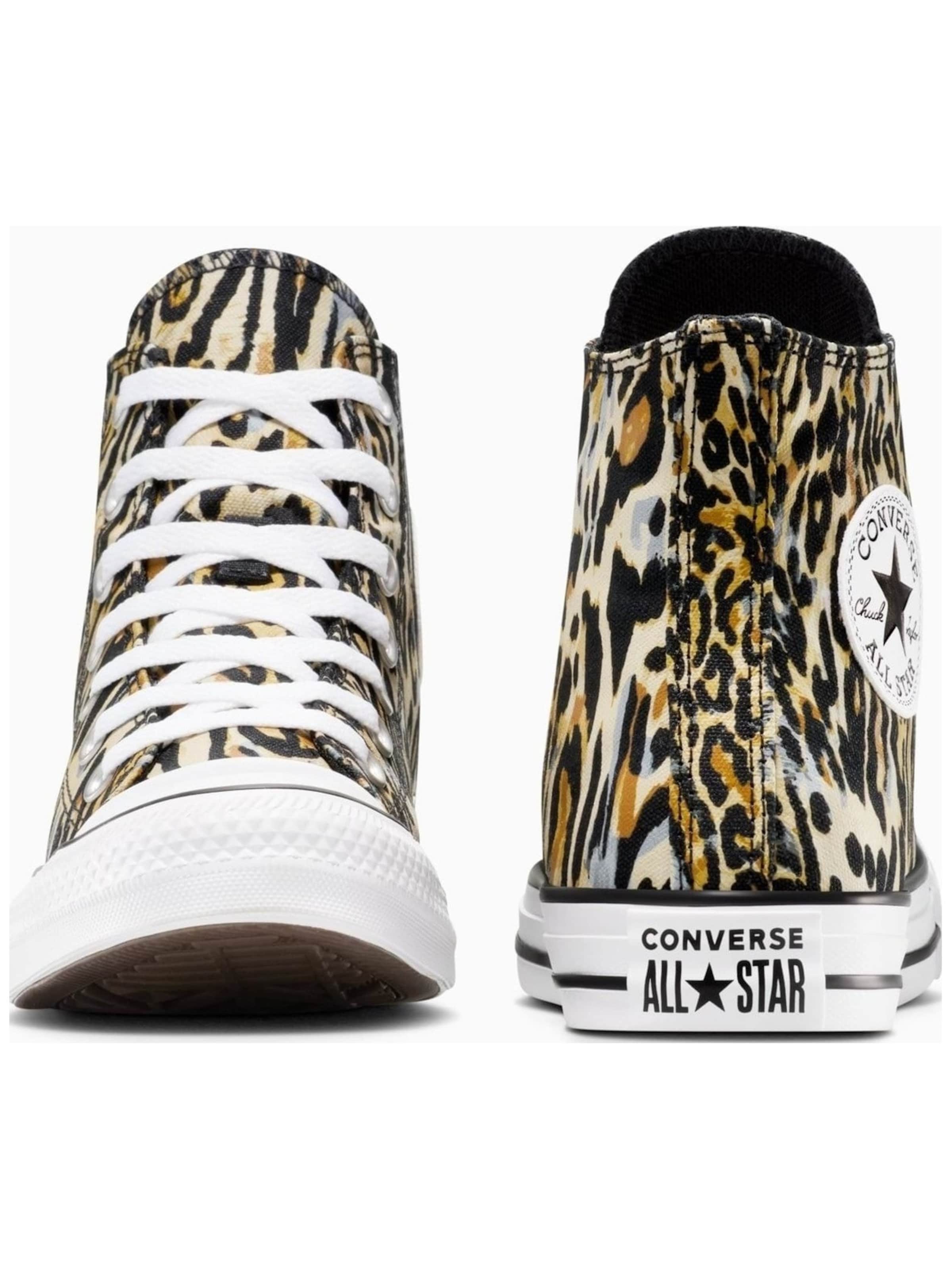 CONVERSE - Zapatillas deportivas bajas 'Converse Chuck Taylor All Star Leopard' en marrón