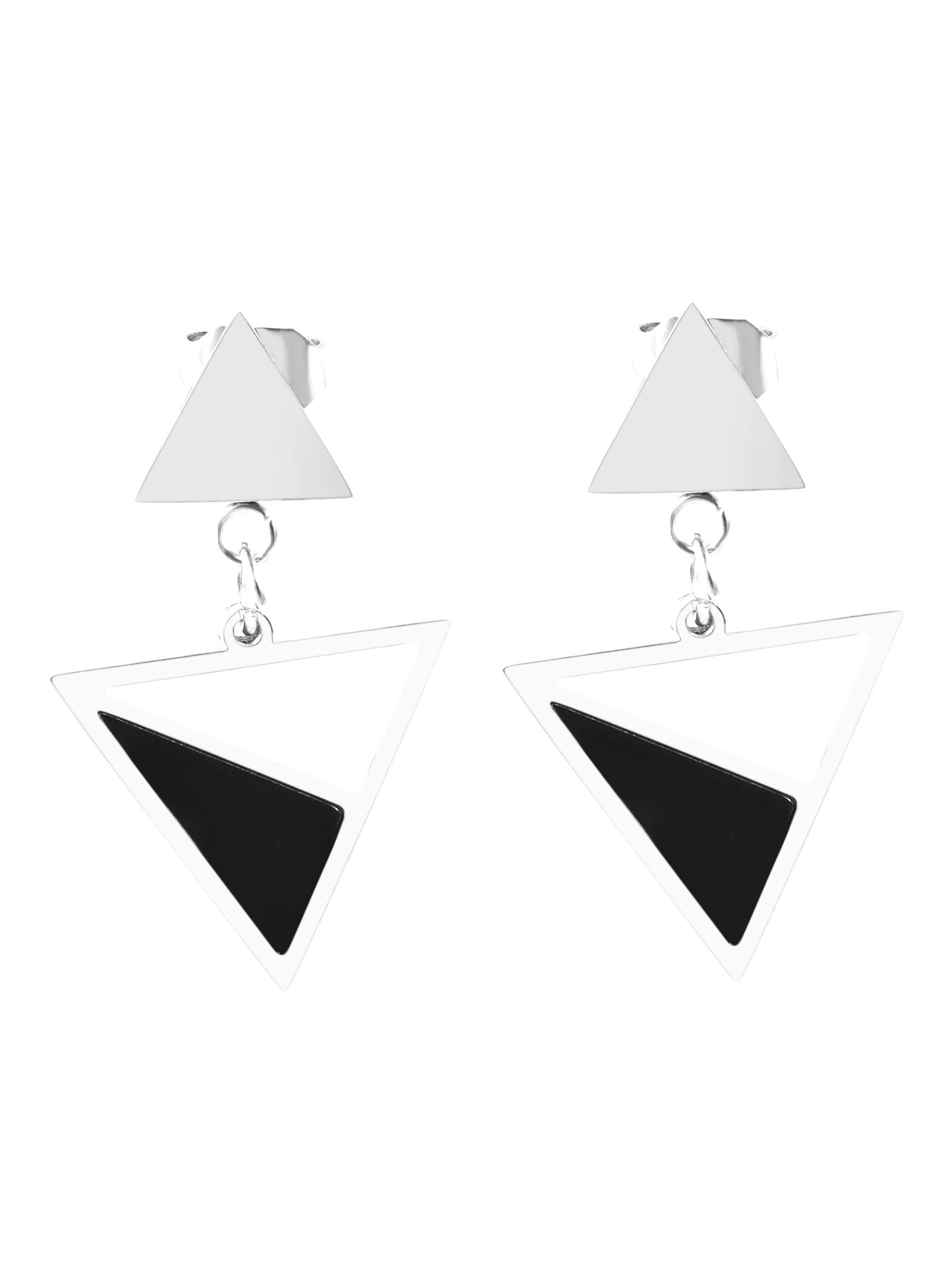 Akzent Earrings 'Consuelo, hautverträglich' in Silver: front