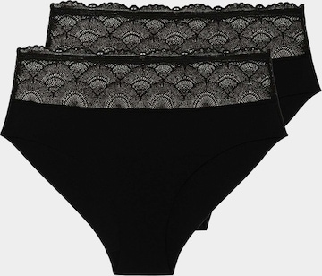 SNOCKS Periodenslip ‘CLEO‘ in Schwarz: Vorderseite