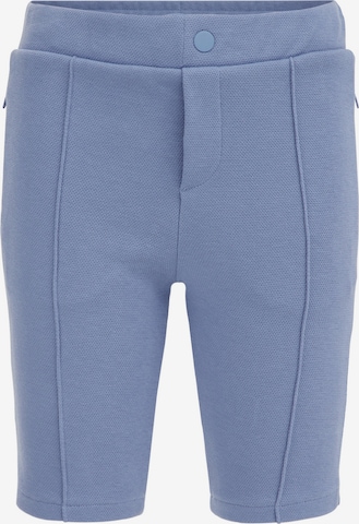 Pantalon WE Fashion en bleu : devant