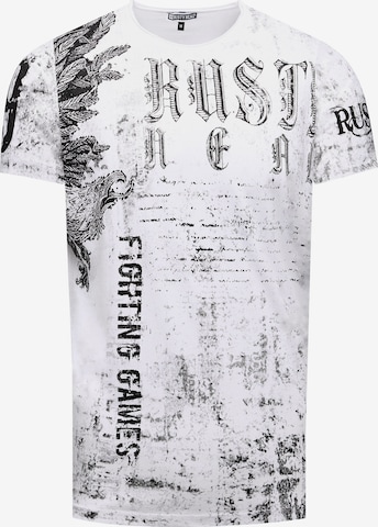 Rusty Neal T-Shirt in Weiß: Vorderseite