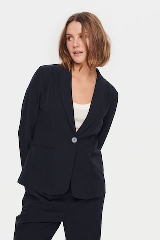 SAINT TROPEZ - Blazer 'Celest' en azul: frente