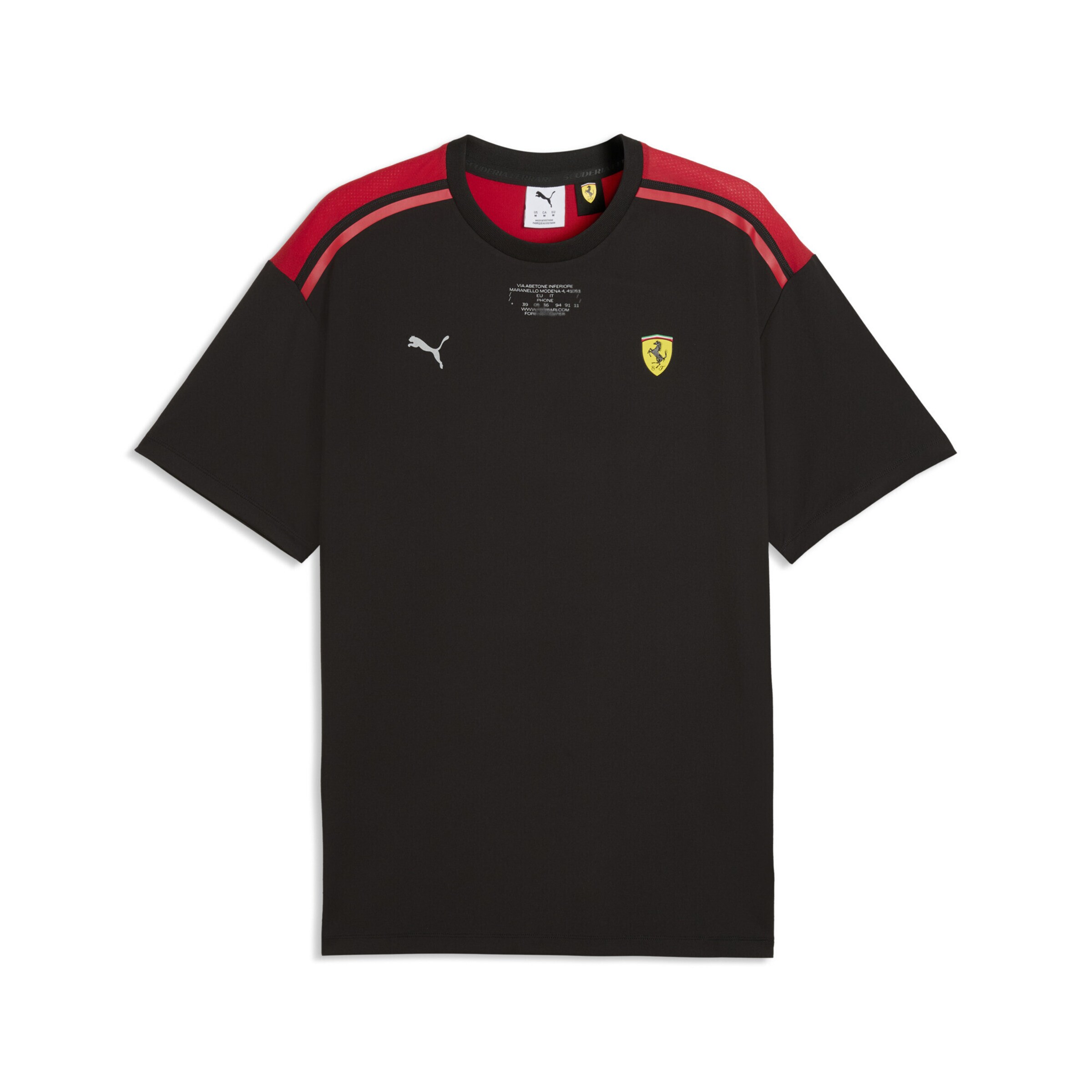 PUMA T-Shirt fonctionnel 'Scuderia Ferrari' en rouge / noir, Vue avec produit