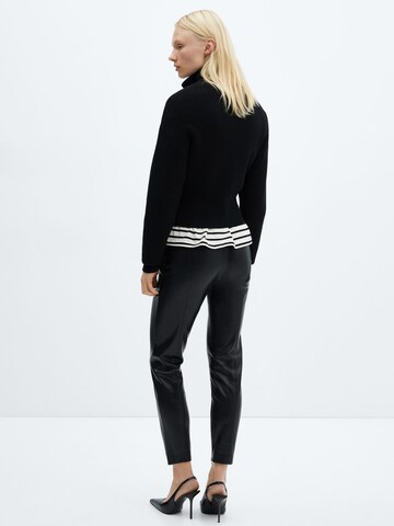 MANGO Regular Leggings 'LONDON' i svart