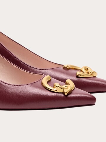 Coccinelle Ballet Flats 'Coccinelle C-Me Smooth' in Red