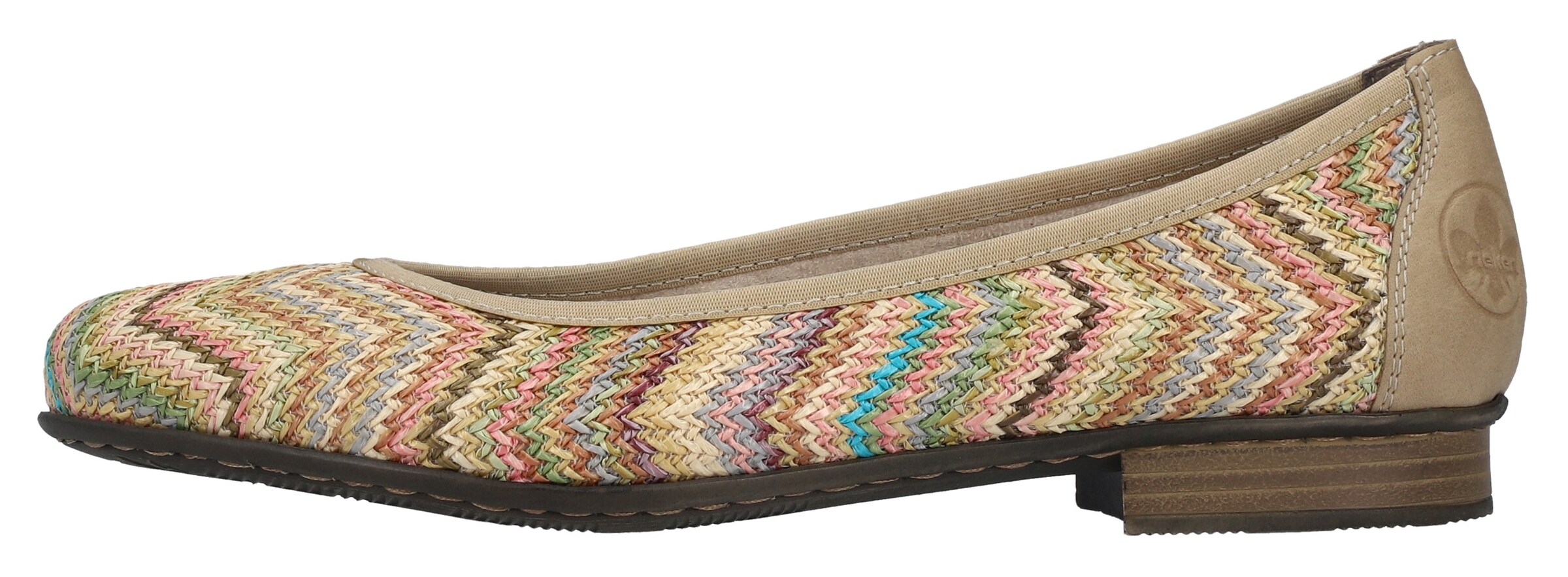 Rieker Ballet Flats in Beige