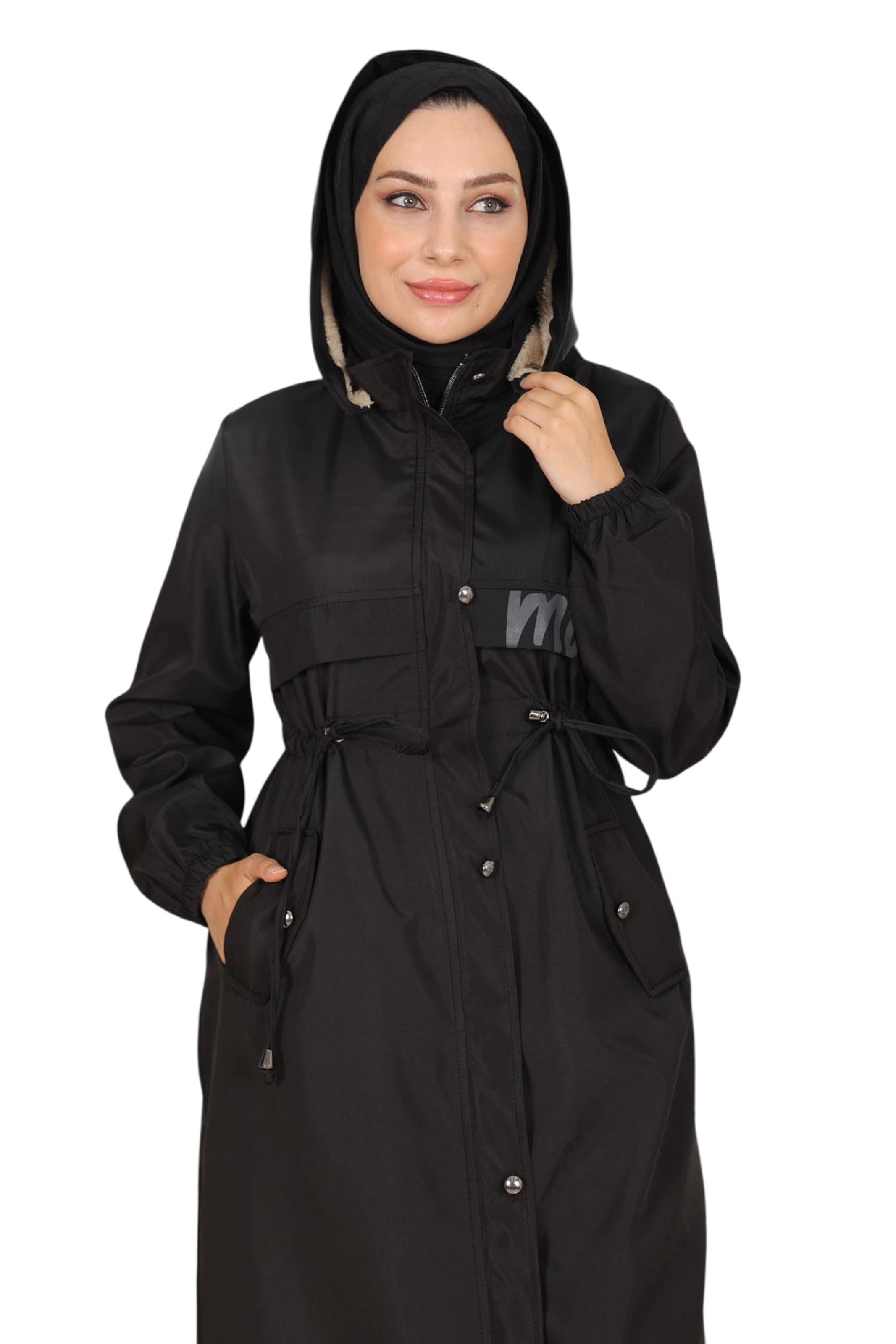 MODAMIHRAM Between-seasons coat in Black