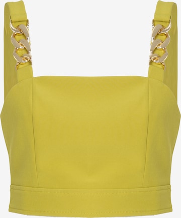 Influencer Top in Geel: voorkant