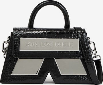 Karl Lagerfeld Schoudertas ' IKON' in Zwart: voorkant