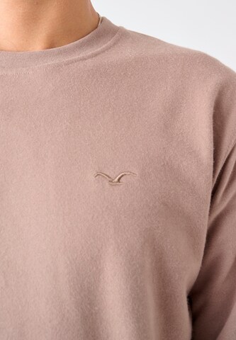 Cleptomanicx Sweatshirt 'Ligull' in Brown