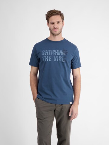 T-Shirt LERROS en bleu : devant
