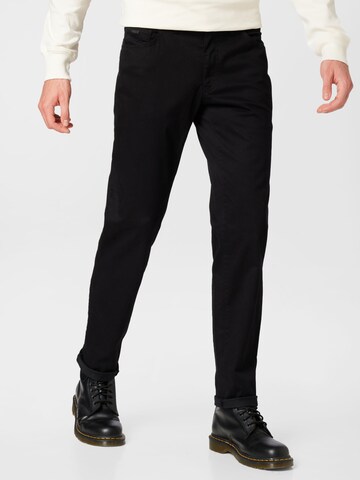 Regular Pantalon 'Cadiz' BRAX en noir : devant