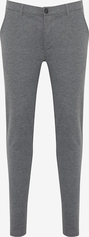 !Solid Slim fit Pants 'OLIVERO' in Grey: front