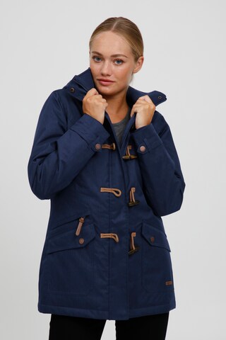 Oxmo Winterjas 'BROOKE' in Blauw: voorkant