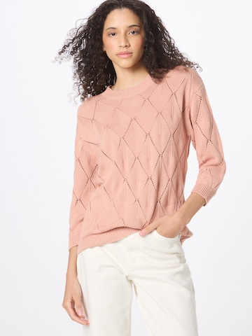 Pull-over 'Silia' Kaffe en rose : devant