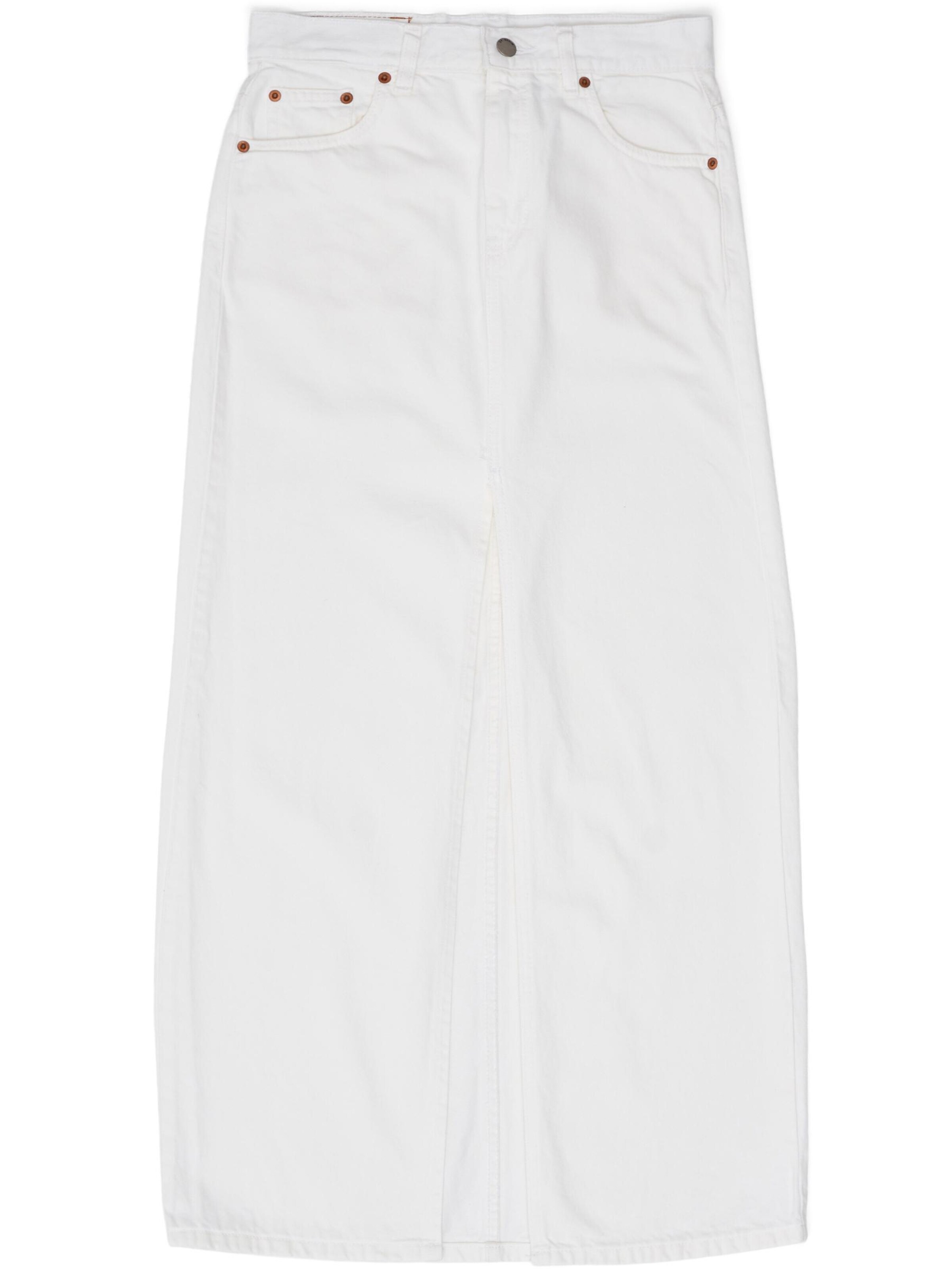 Dr. Denim Skirt 'Myra Skirt' in 34 in White denim, Item view
