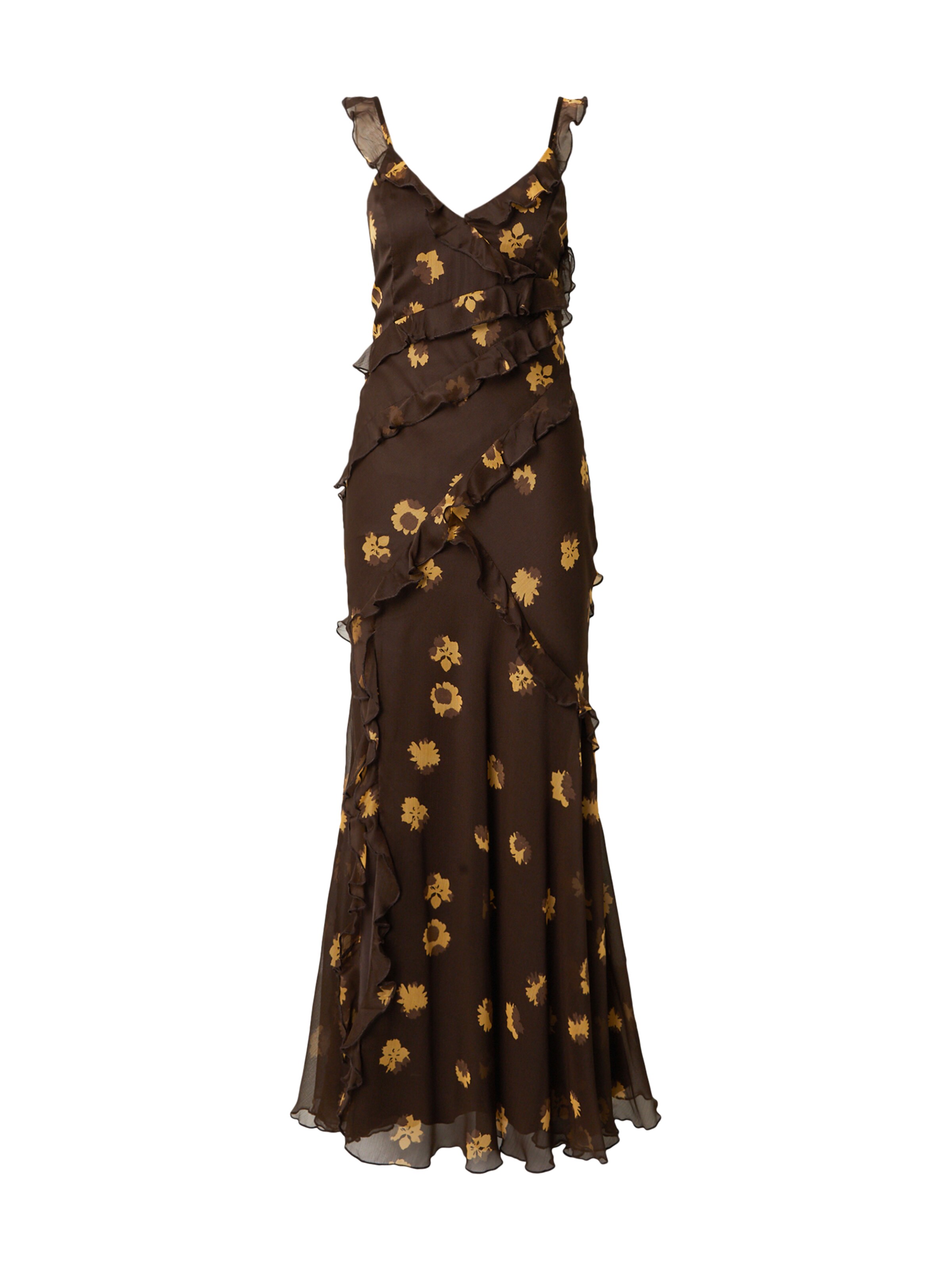 TOPSHOP Evening dress in Brown: front