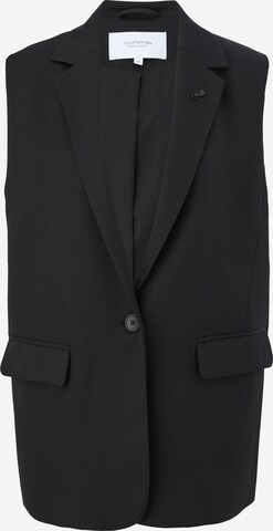 comma casual identity Vest in Black: front