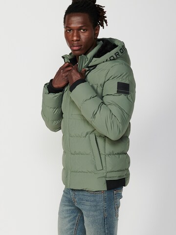 KOROSHI Winterjacke in Grün