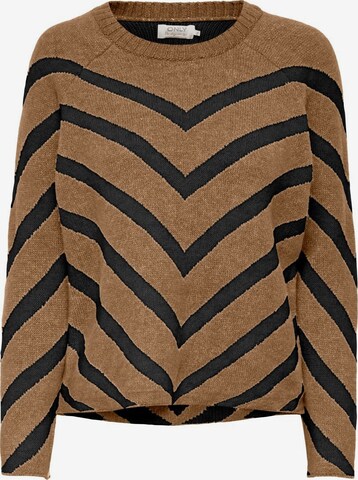 ONLY Sweater 'ELIZA' in Brown: front