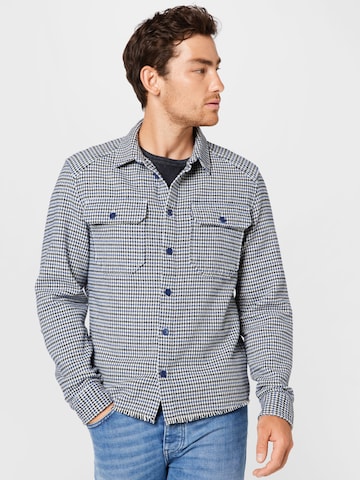 DRYKORN - Ajuste regular Camisa en azul: frente