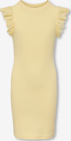 ONLY GIRLS Dress 'KOGDREA' in Yellow: front
