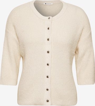 STREET ONE Knit Cardigan in Beige: front