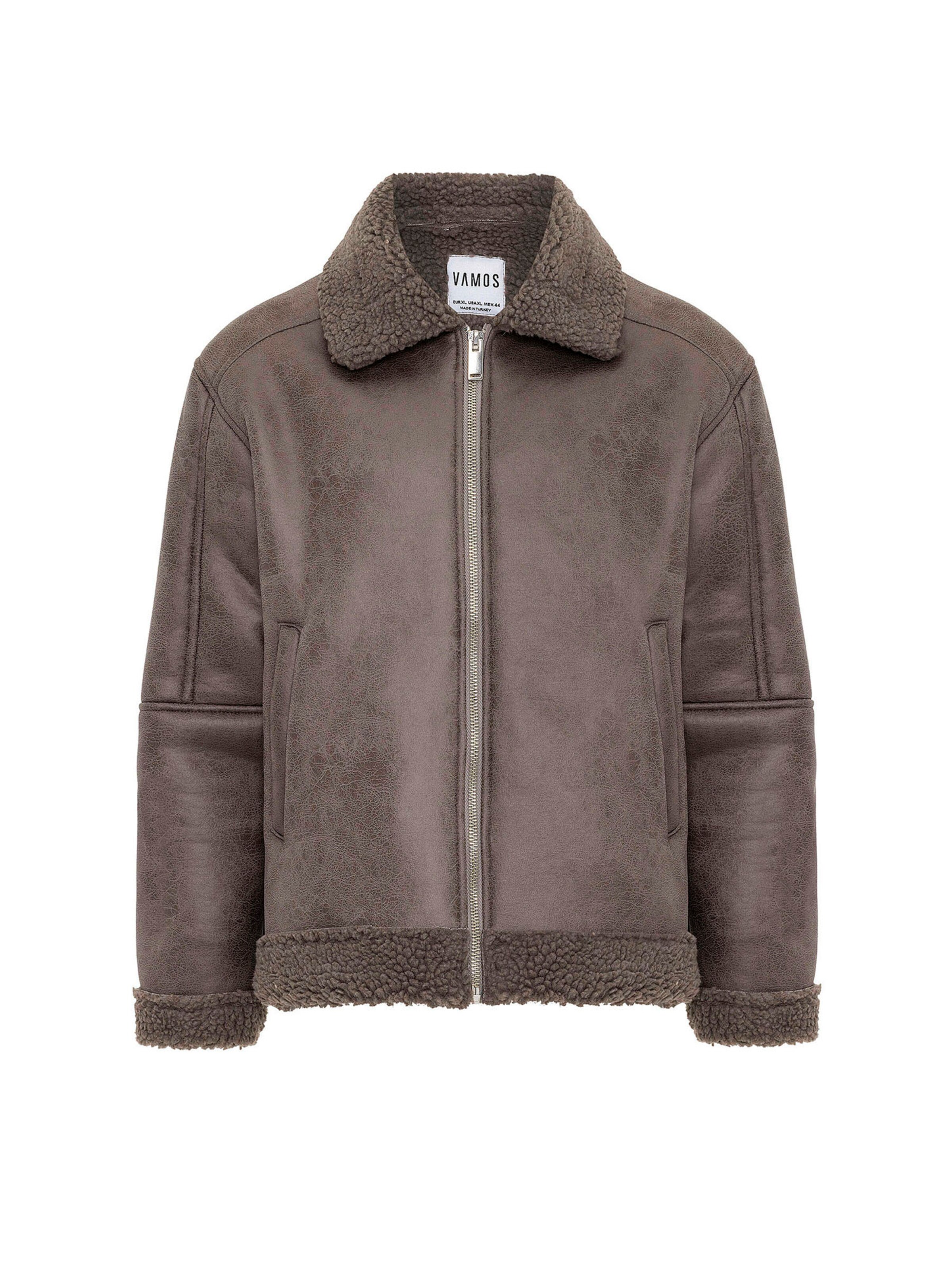 VAMOS CLO Vinterjakke i grå: forside