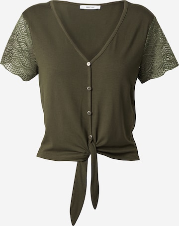 ABOUT YOU Shirt 'Evelin' in Groen: voorkant