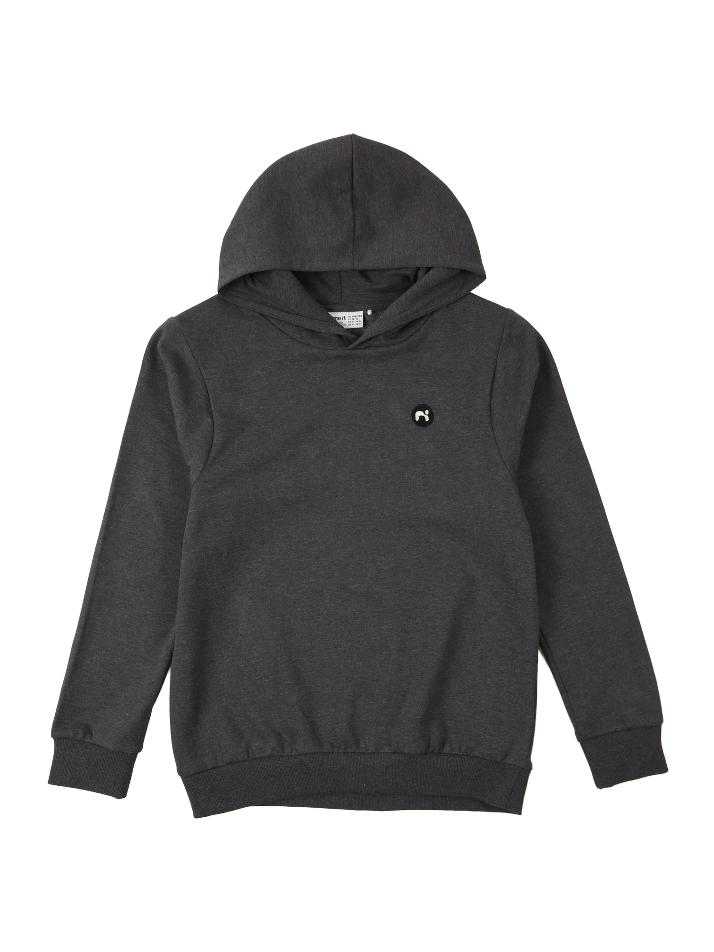 NAME IT Sweatshirt 'NKMVimo' i grå: forside
