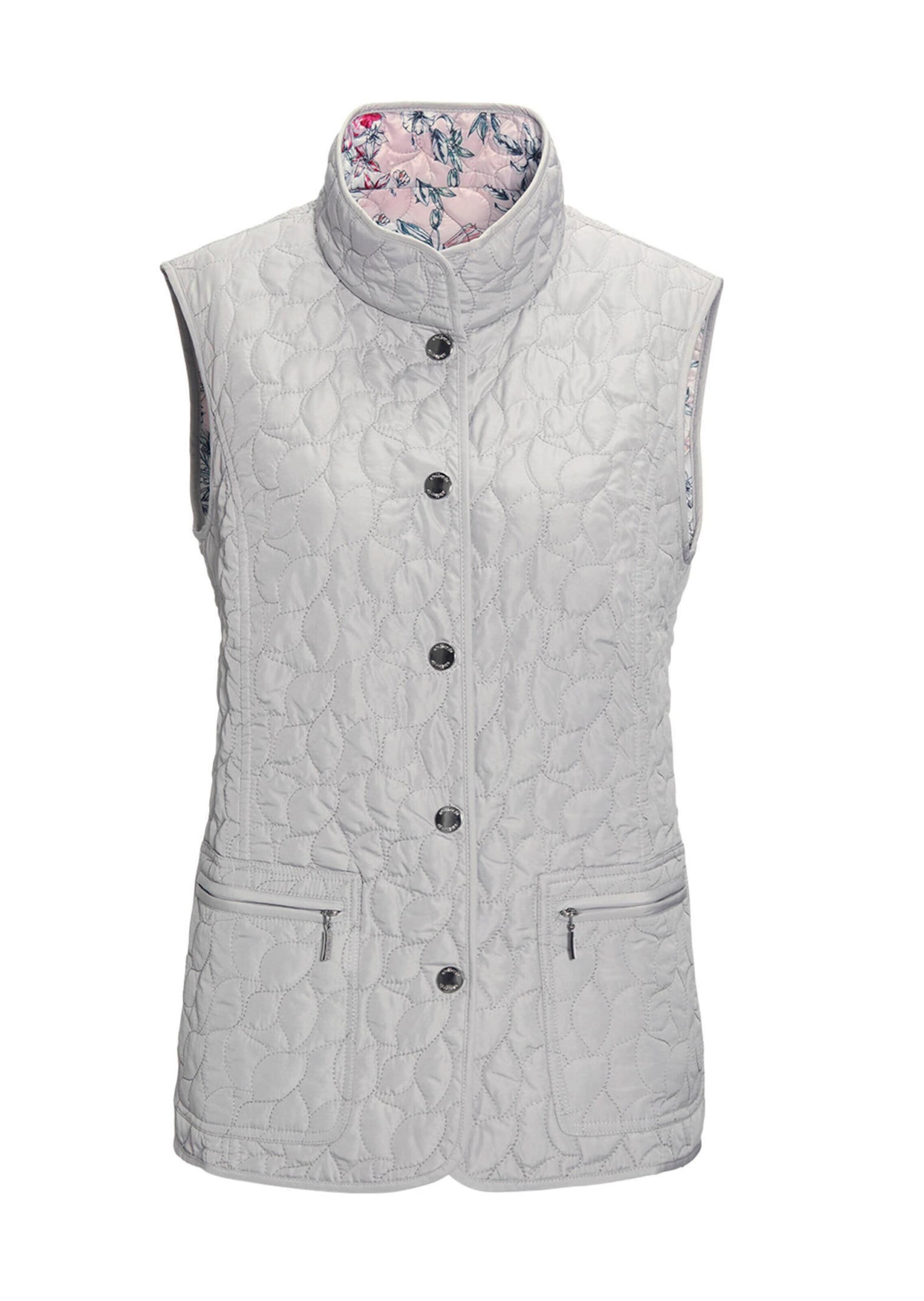 Goldner Weste in Grau: Vorderseite