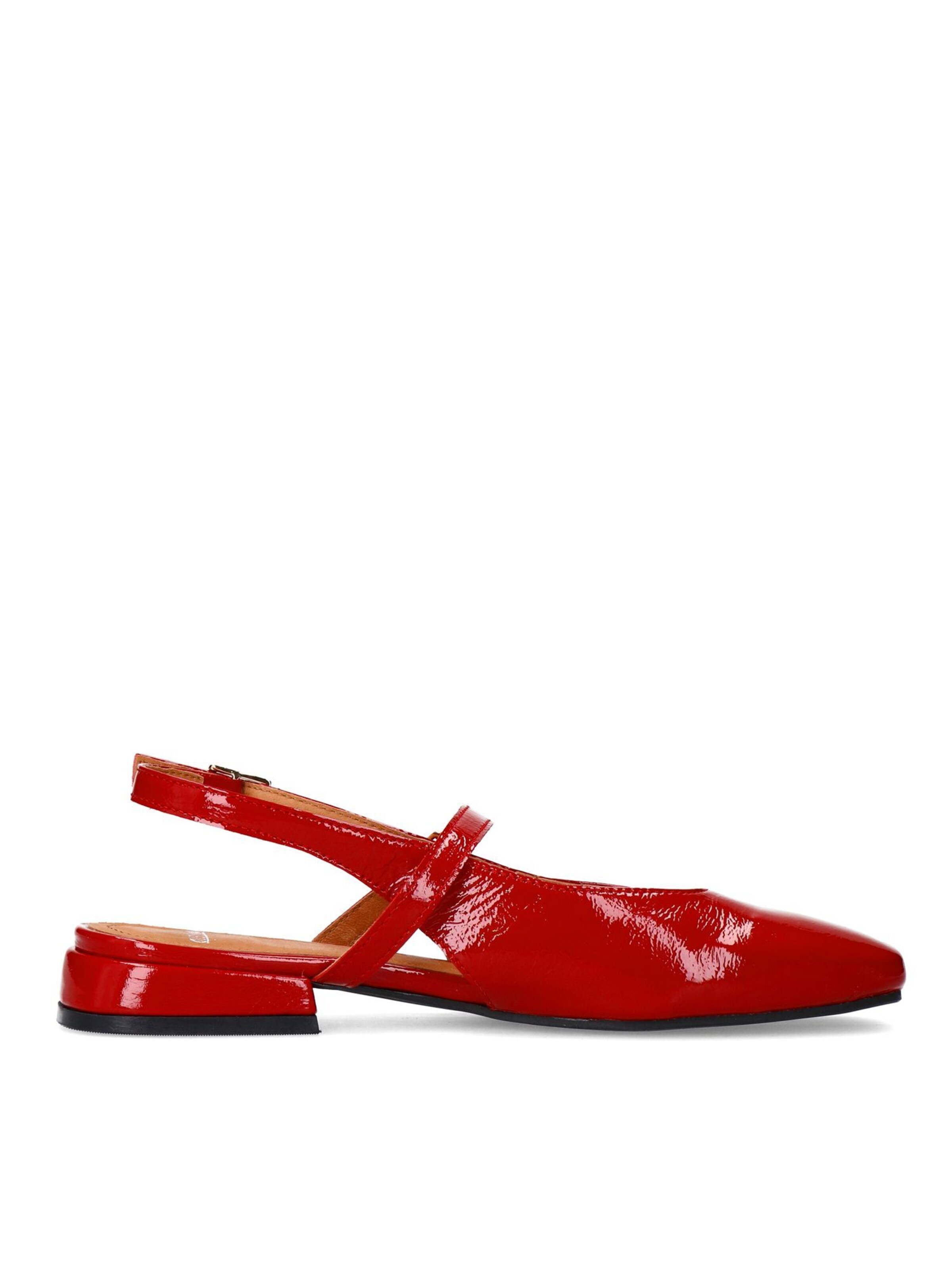 MANFIELD Riemchenballerina in Rot