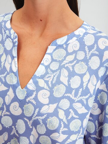 Chemise de nuit 'Favourites Tiles' CALIDA en bleu