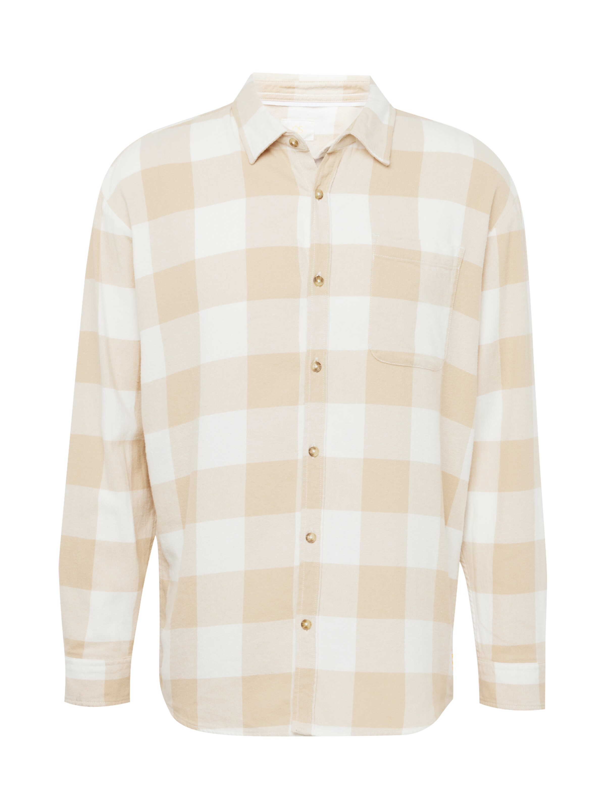 QS Comfort fit Koszula w kolorze brązowy: przód