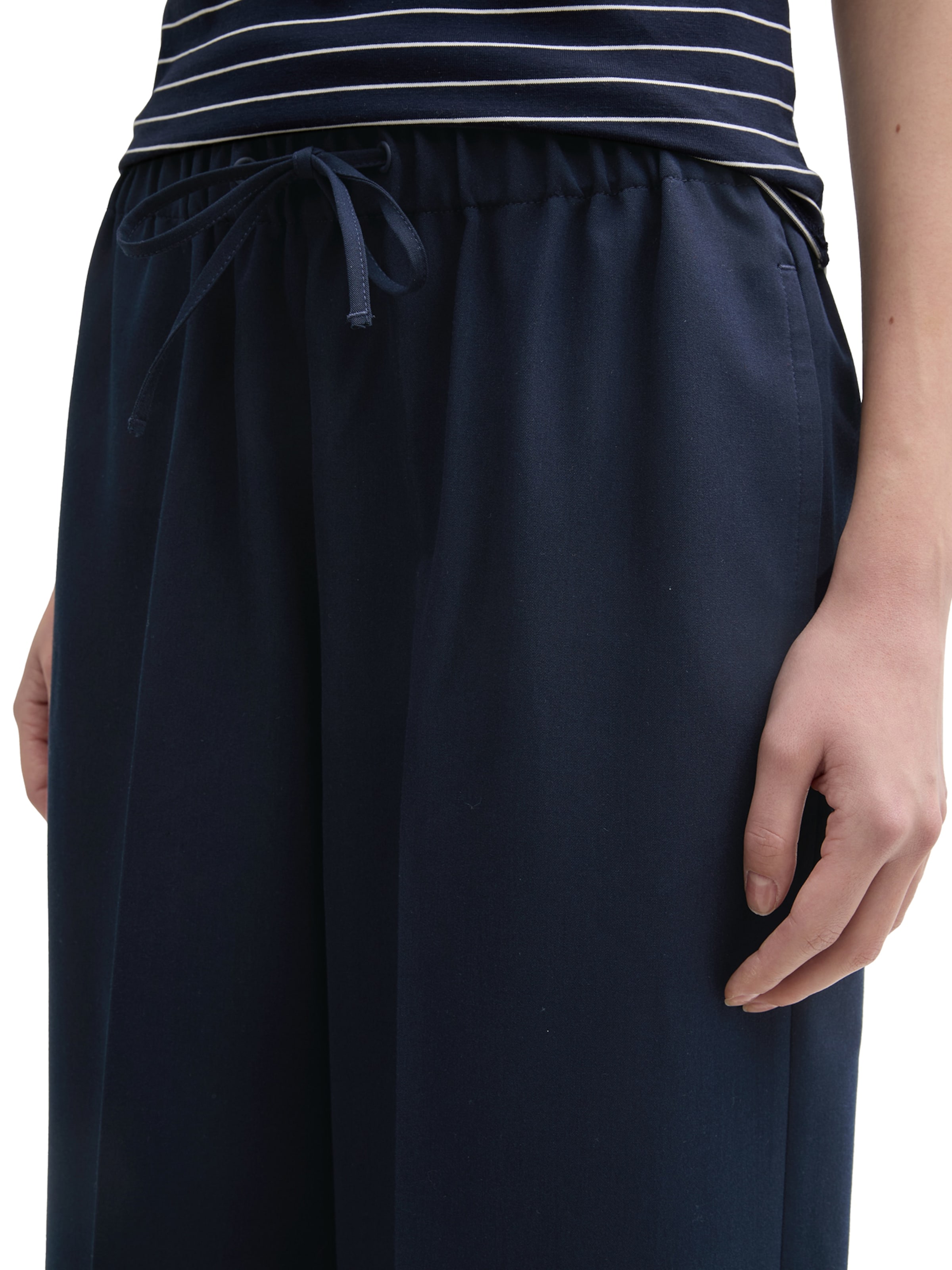 Loosefit Pantalon à plis TOM TAILOR DENIM en bleu