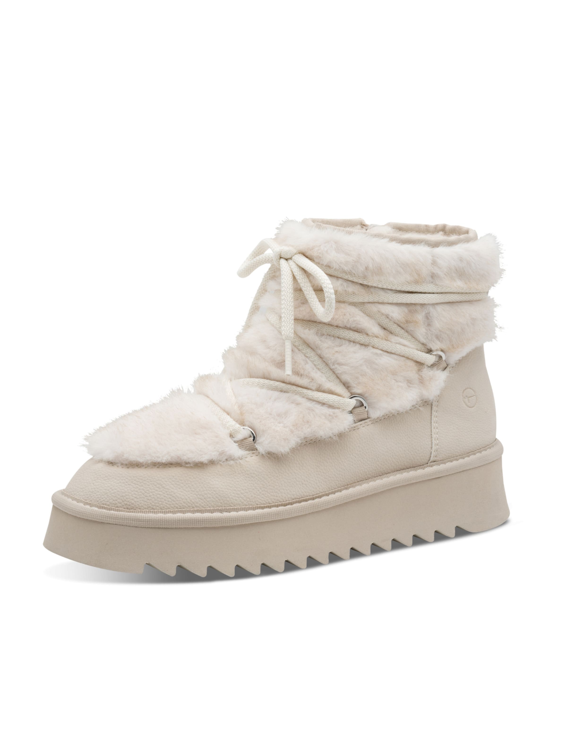 Tamaris Snow Boots in Beige: front