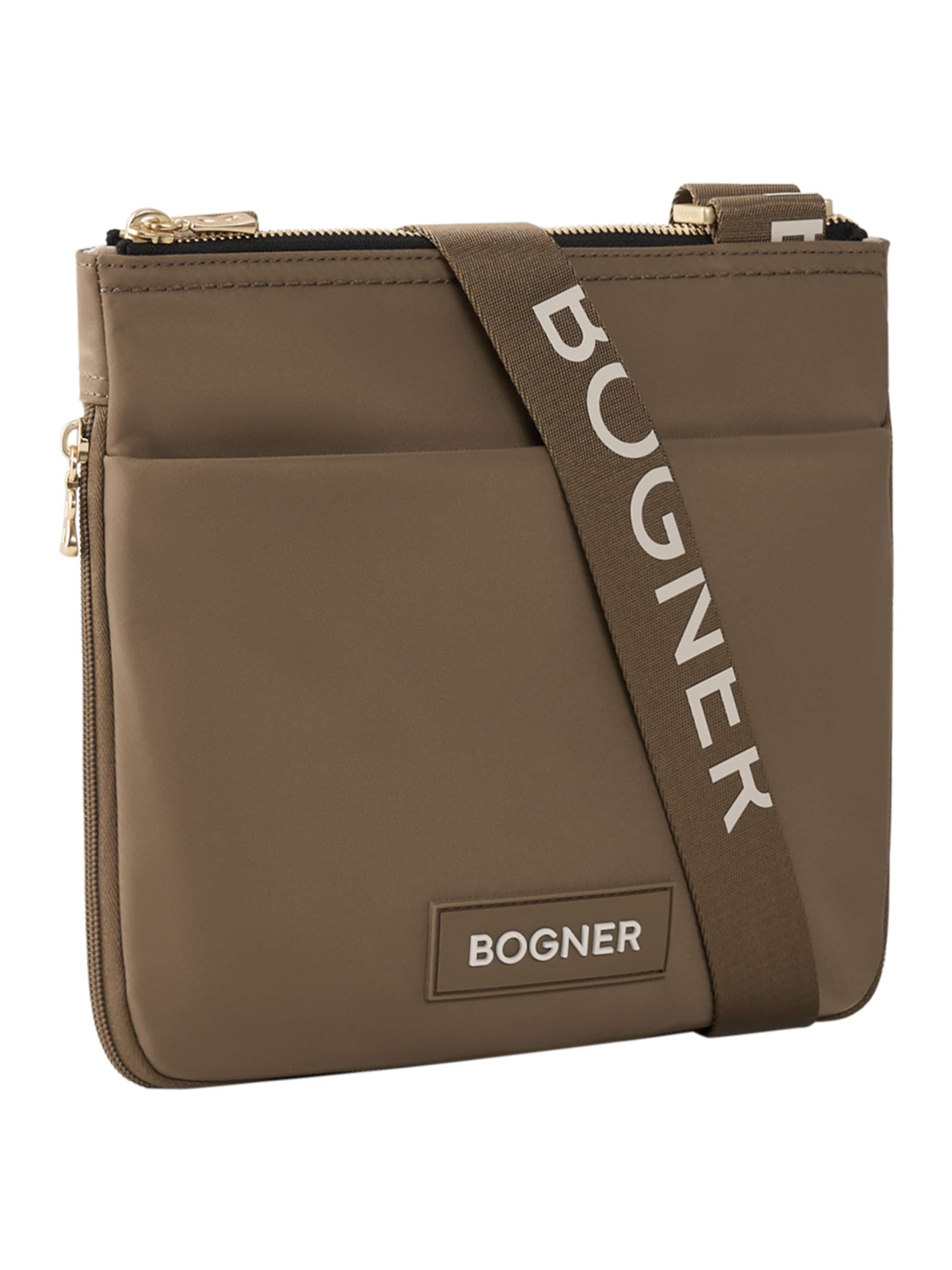 BOGNER - Mala de ombro 'Sax ser' em castanho