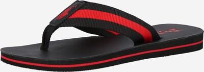 Polo Ralph Lauren Séparateur d'orteils en rouge feu / noir, Vue avec produit